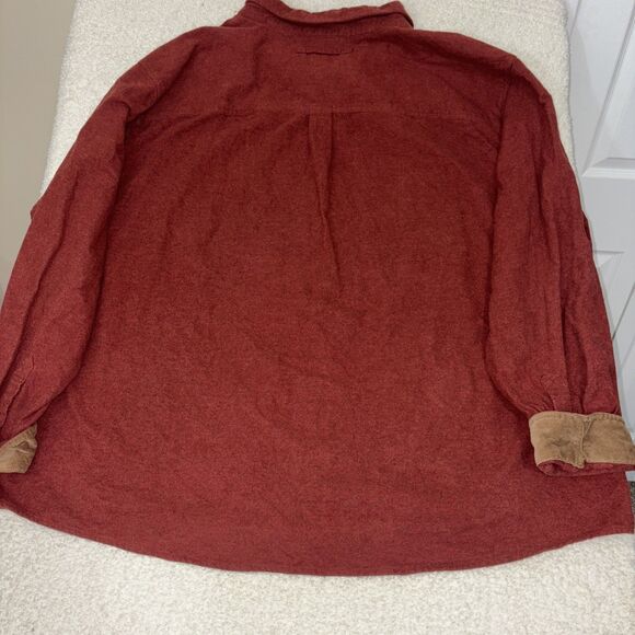 Legendary Whitetails Men's Flannel Casual Button-Down Shirt 4XL Cotton Solid - Picture 13 of 13